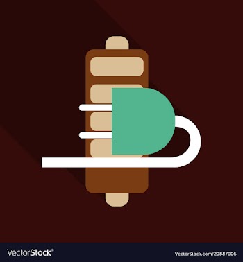Discharged and fully charged battery smartphone vector image