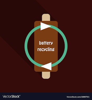 Discharged and fully charged battery smartphone vector image