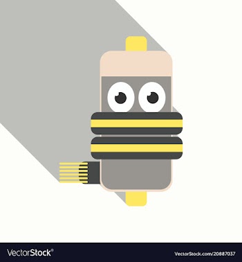 Discharged and fully charged battery smartphone vector image