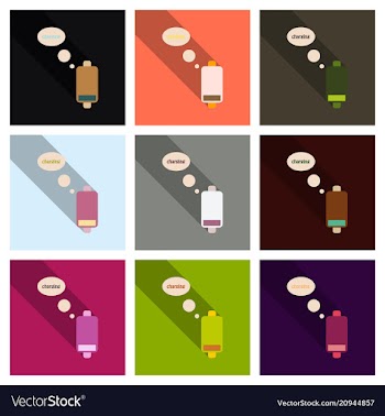 Discharged and fully charged battery smartphone vector image