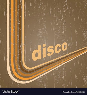 Disco background vector image