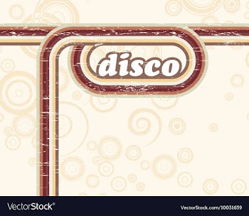 Disco background vector image