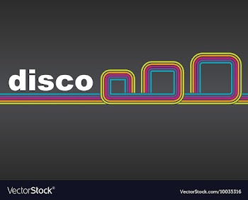 Disco background vector image