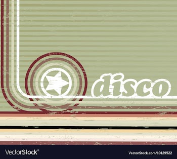 Disco background vector image