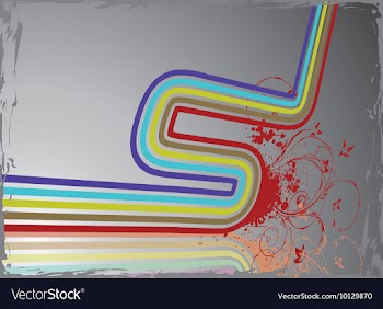 Disco background vector image