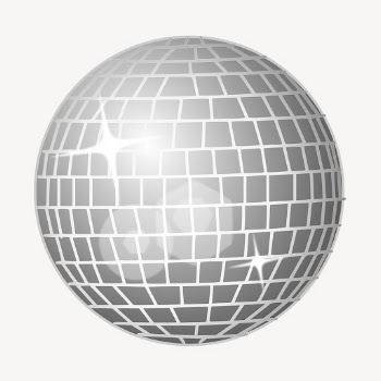 Disco ball clip art, object | Free Photo - rawpixel