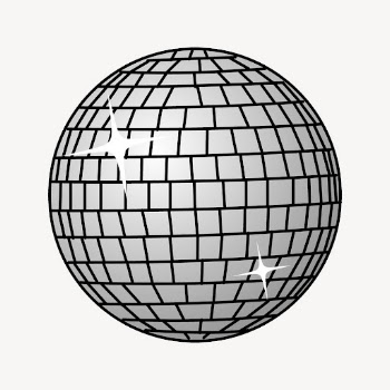 Disco ball clipart, party decor | Free PSD - rawpixel