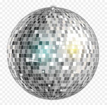 Disco ball Nightclub - Grey disco ball vector 
