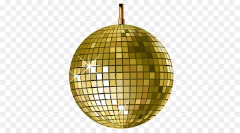 Disco ball Nightclub Light - Gold disco ball 