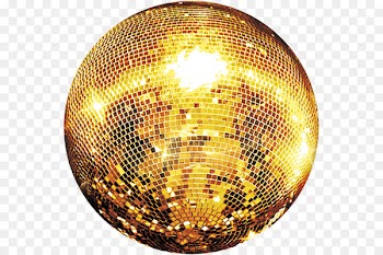 Disco ball Sphere Light Gold - disco ball 