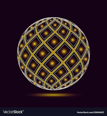disco light bulb symmetrical circle