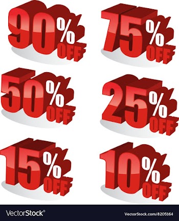 Discount Icon vector image