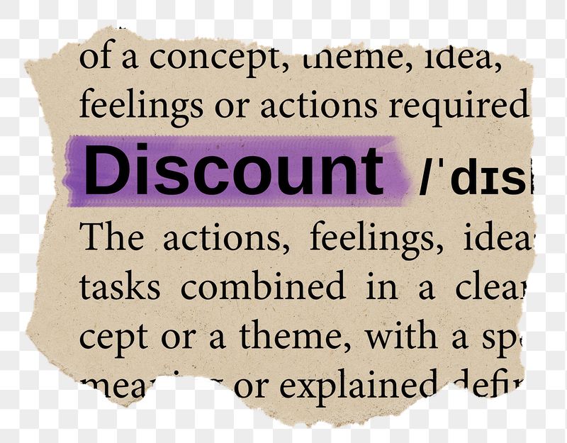 Discount png word sticker, torn | Free PNG - rawpixel