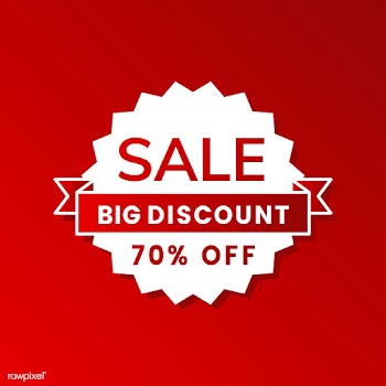 Discount reduction sticker | Free stock vector - 547354