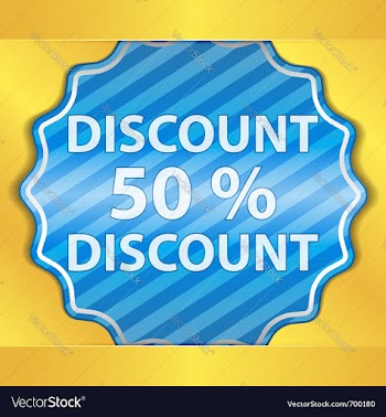  					Discount sticker vector image														