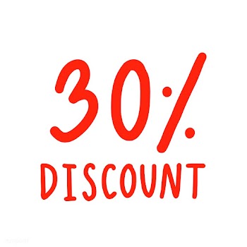 Discount typography vector in red | Free stock vector - 472605