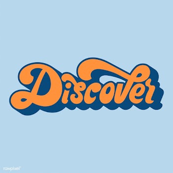 Discover word typography style illustration | Free stock vector - 472707