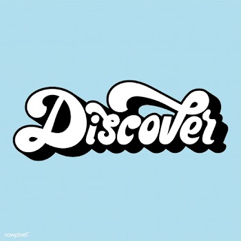 Discover word typography style illustration | Free stock vector - 472711