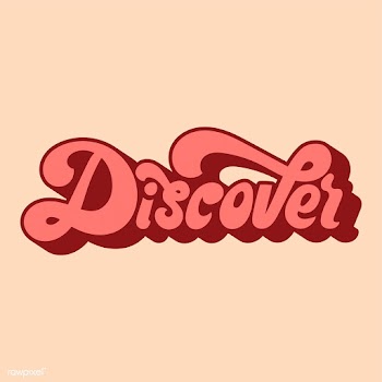 Discover word typography style illustration | Free stock vector - 472725