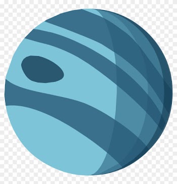 Discovery Of Neptune Planet Solar System Clip Art - Cartoon Neptune Planet