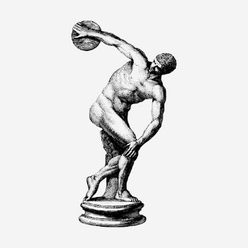 Discus athlete statue hand drawn | Free Photo - rawpixel