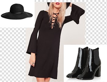 Disguise T-shirt Little black dress Woman, T-shirt transparent background PNG clipart