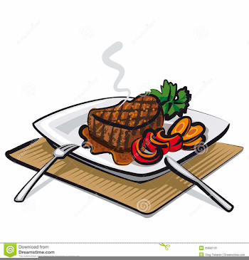 Dish,Food,Garnish,Cuisine,Steak,Illustration,Cartoon,Clip art ...