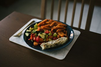 Dish on Plate