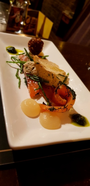 Dish On White Ceramic Plate