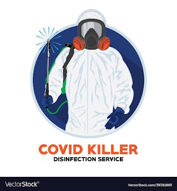disinfection service logo design