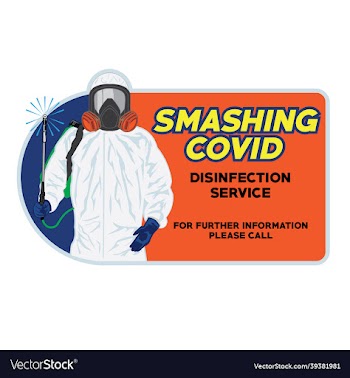 disinfection service team logo design