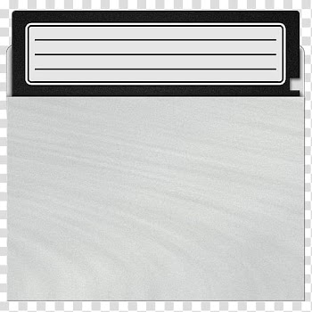 Diskette , white and black lined poster transparent background PNG clipart