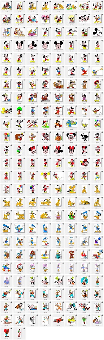 Disney's "Mickey Mouse and Donald Duck" vector image 203