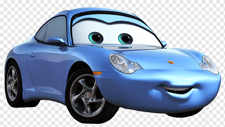 Disney Cars character, Sally Carrera Mater Lightning McQueen Doc Hudson, pixar, compact Car, car, mode Of Transport png