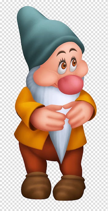 Disney Dwarf art, Kingdom Hearts Birth by Sleep Kingdom Hearts χ Kingdom Hearts HD 2.5 Remix Bashful, Dwarf transparent background PNG clipart