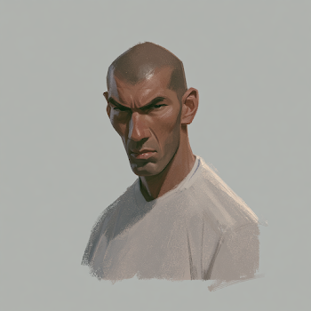 Disney Pixar Style Portrait of a Soccer Legend