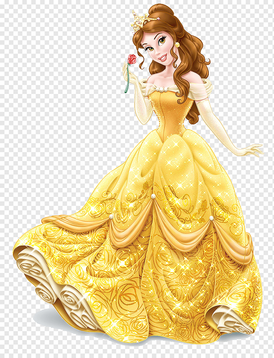 Disney Princess illustration, Belle Princess Aurora Cinderella Rapunzel Princess Jasmine, beauty and the beast, disney Princess, beast, doll png