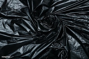 Disposable black garbage bag texture  | Free  photo - 2315652