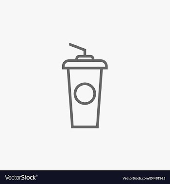Disposable coffee cup icon vector image