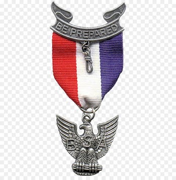 Distinguished Eagle Scout Award Boy Scouts of America Scouting Medal - medal of honor 