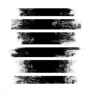 Distressed black stroke banners | Free stock vector - 553924
