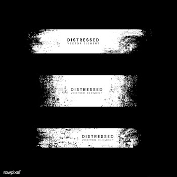 Distressed white banners | Free stock vector - 553942