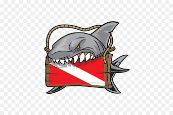 Diver down flag Scuba diving Underwater diving Shark - Flag 
