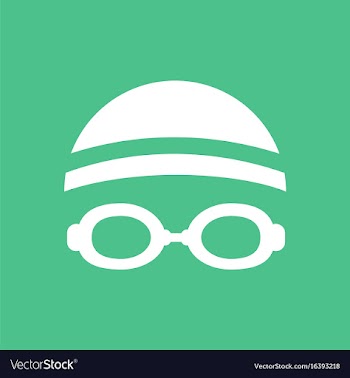 Diver swimmer equipment vector image