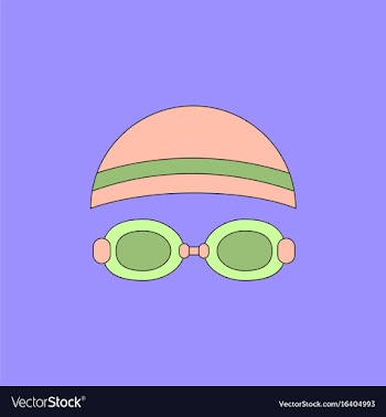Diver swimmer equipment vector image