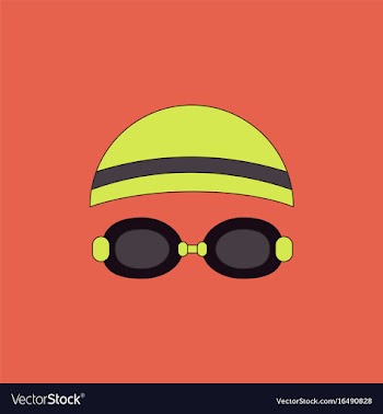 Diver swimmer equipment vector image