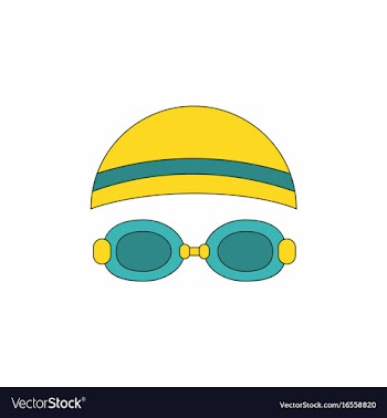 Diver swimmer equipment vector image