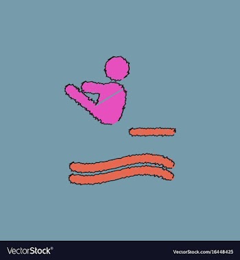 Diver swimmer trampoline springboard sportsman vector image