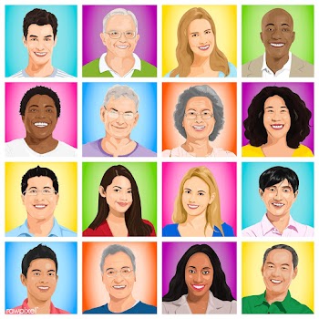 Diverse avatar collection | Free stock vector - 393882