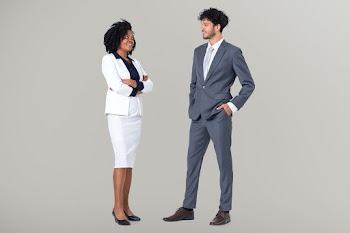Diverse business people full body portrait… | Free stock photo | High Resolution image